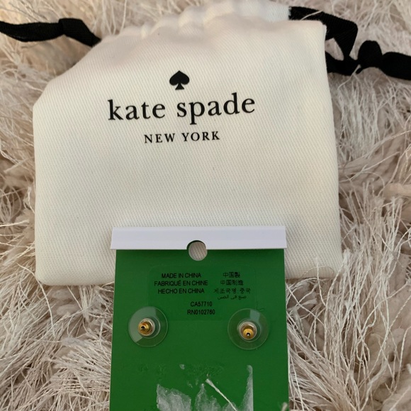 NWT Kate Spade Full Circle rose gold studs - Picture 5 of 5